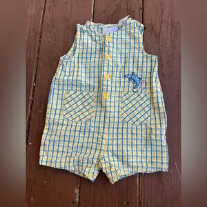 Basic Editions vintage 90s Plaid Baby Outfit